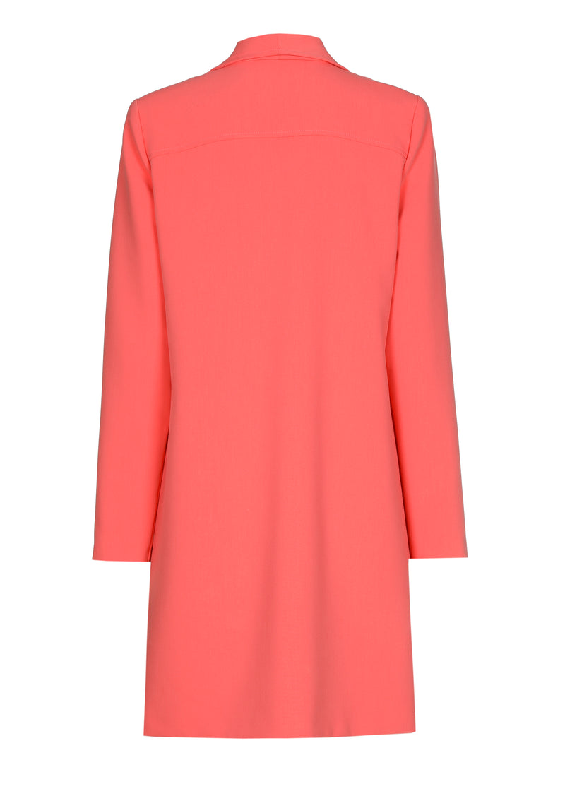 Jurken lange mouw rood Caroline Biss