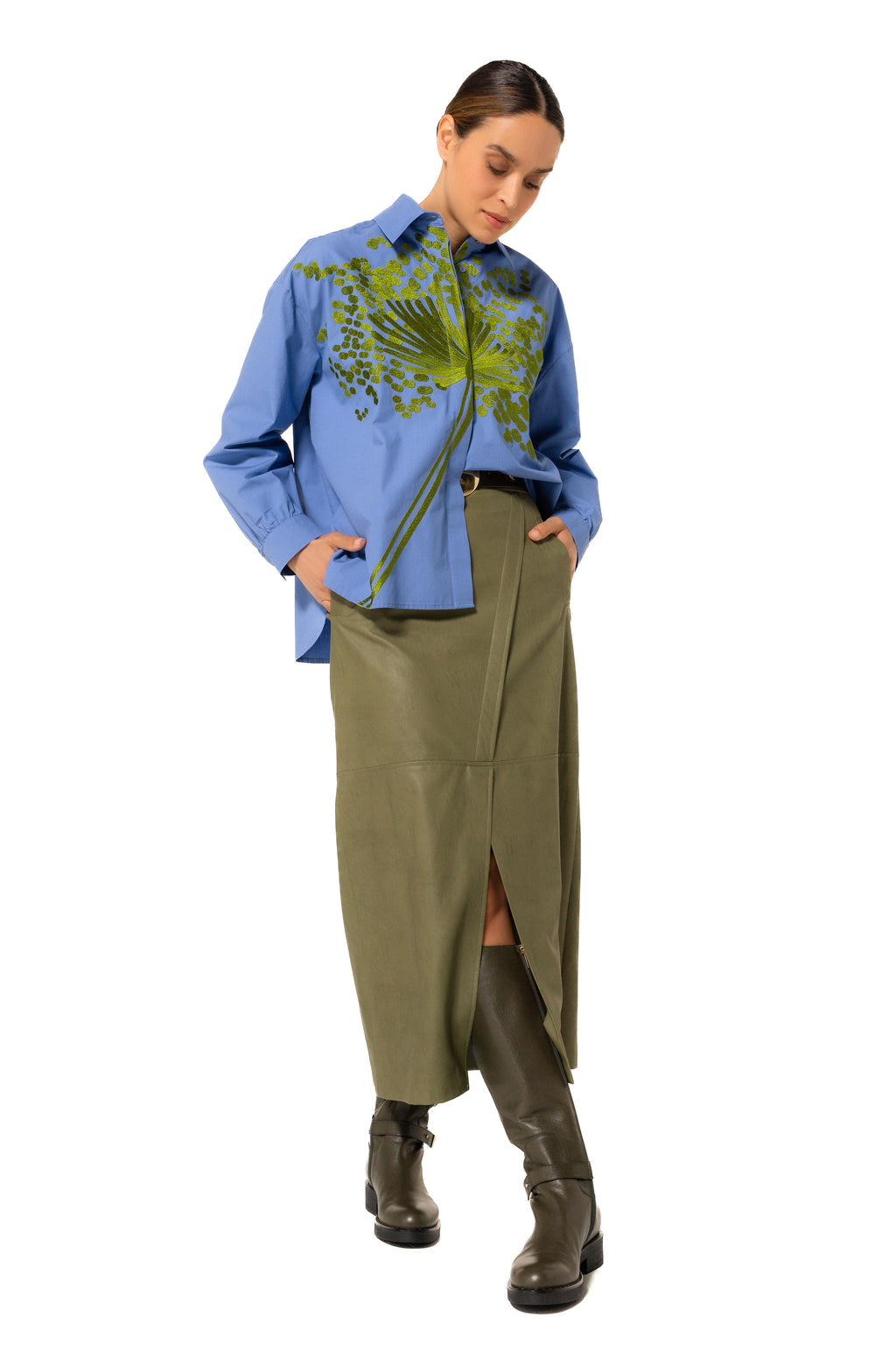 Blouses lange mouw multicolor Caroline Biss