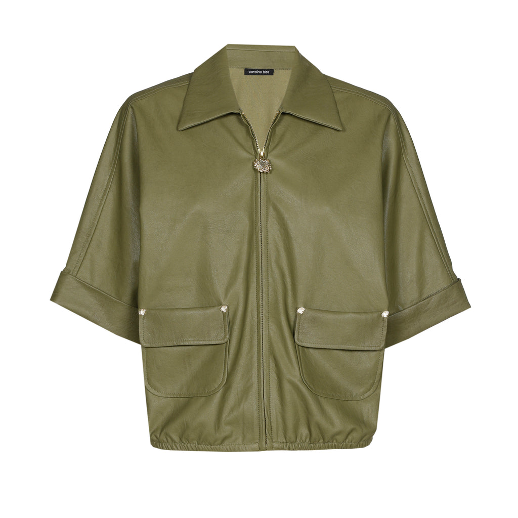 Blouses lange mouw groen Caroline Biss