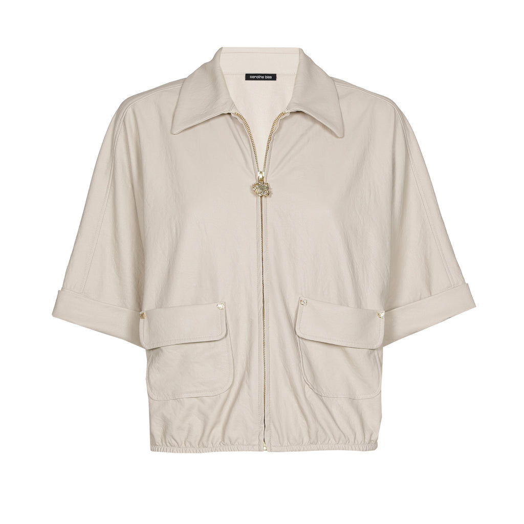 Blouses lange mouw beige Caroline Biss