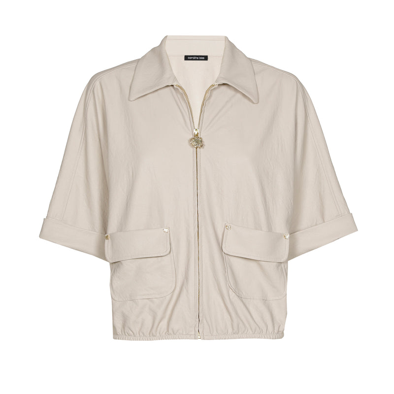 Blouses lange mouw beige Caroline Biss