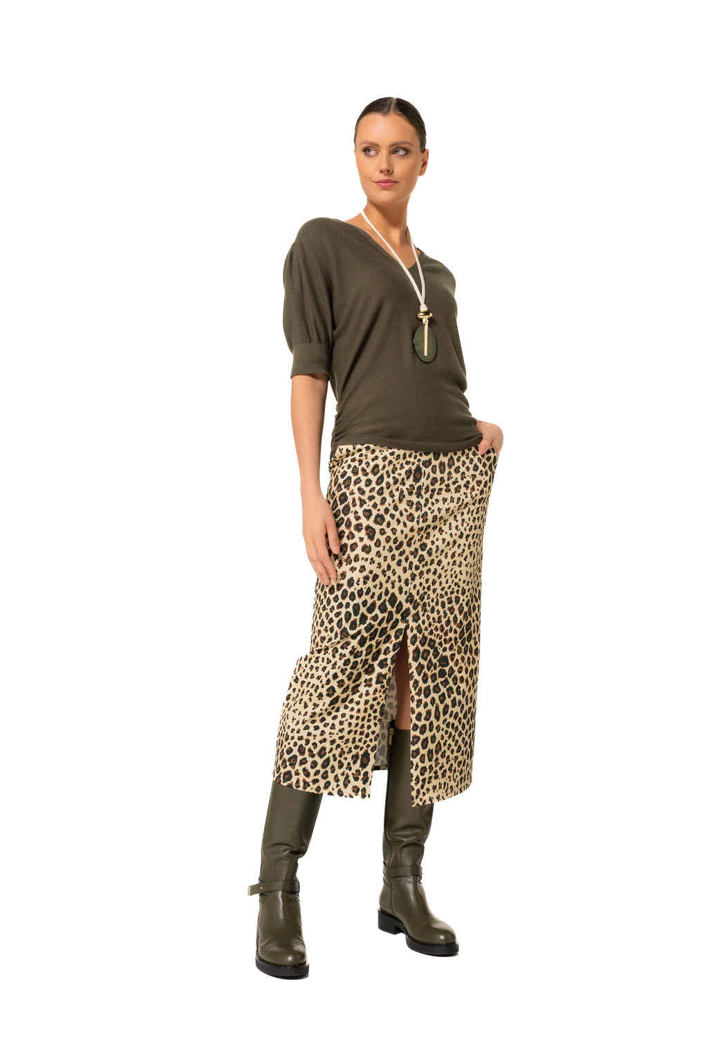 Pulls groen Caroline Biss