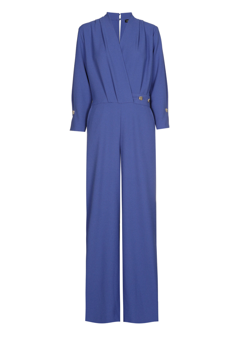 Jumpsuits lange mouw blauw Caroline Biss
