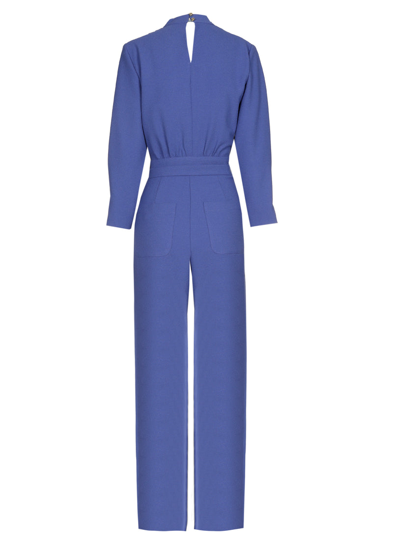 Jumpsuits lange mouw blauw Caroline Biss