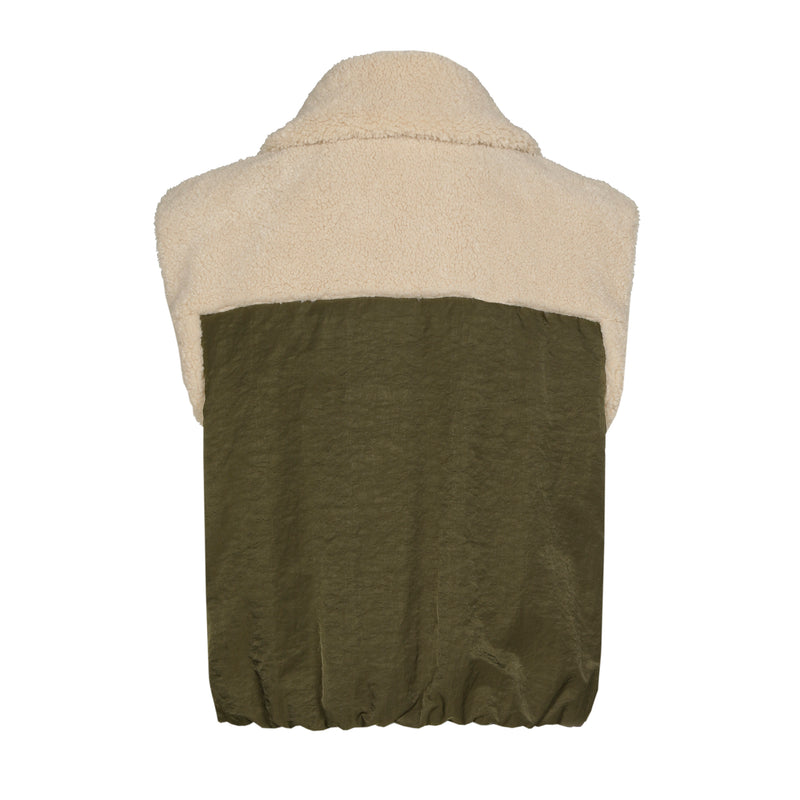 Bodywarmers groen Caroline Biss