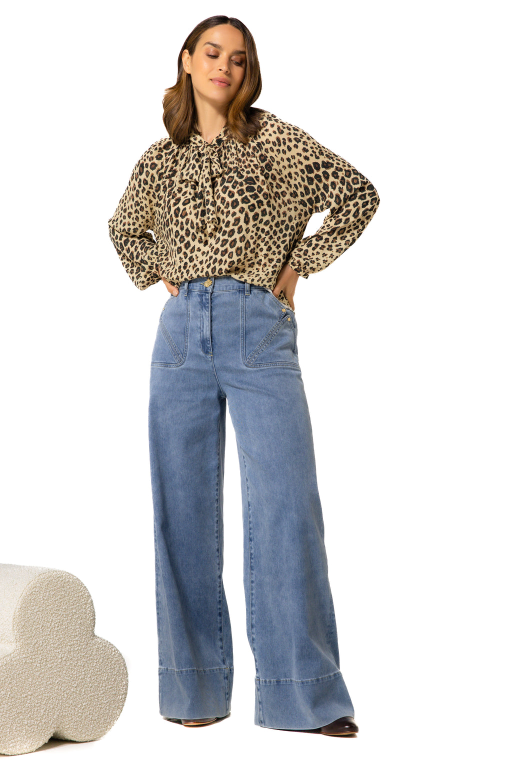 Blouses lange mouw multicolor Caroline Biss