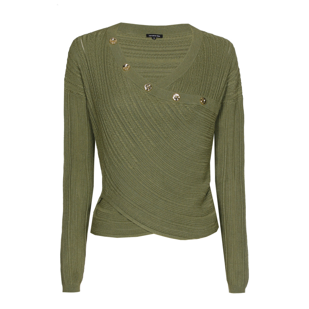 Pulls groen Caroline Biss