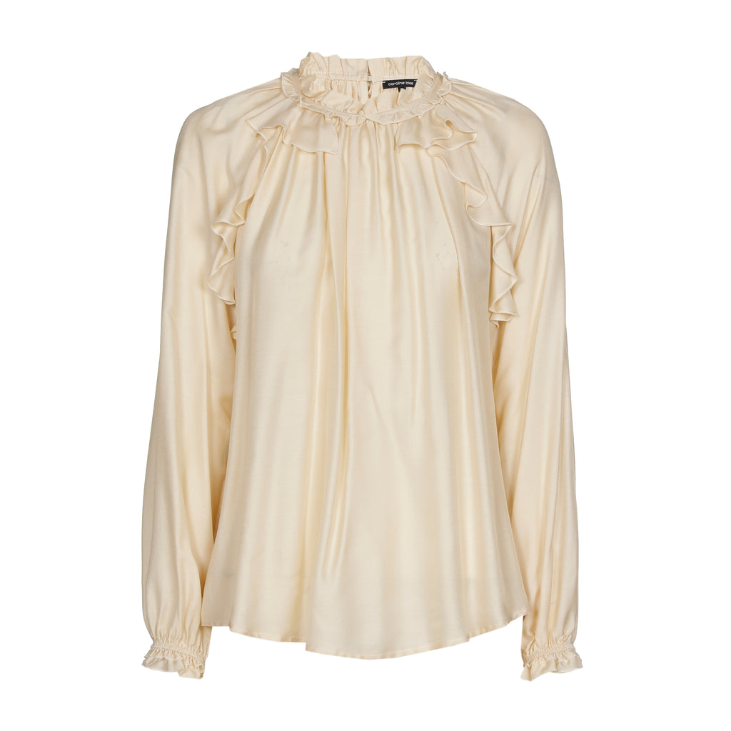 Blouses lange mouw beige Caroline Biss