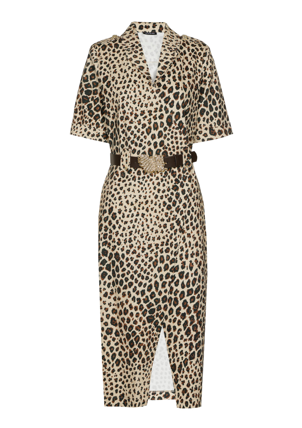 Jurken lange mouw multicolor Caroline Biss