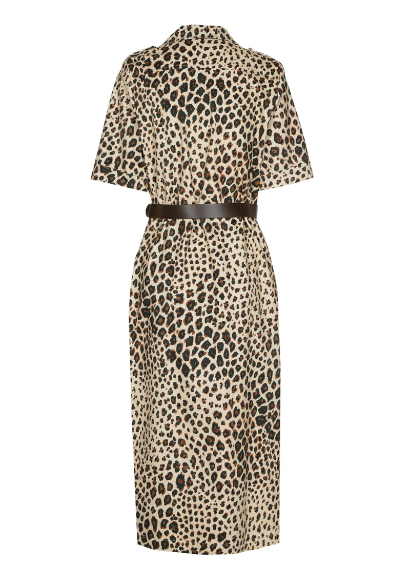 Jurken lange mouw multicolor Caroline Biss