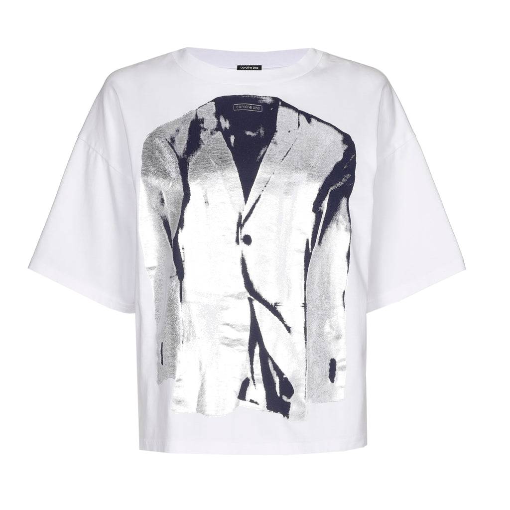T-shirts korte mouw grijs Caroline Biss