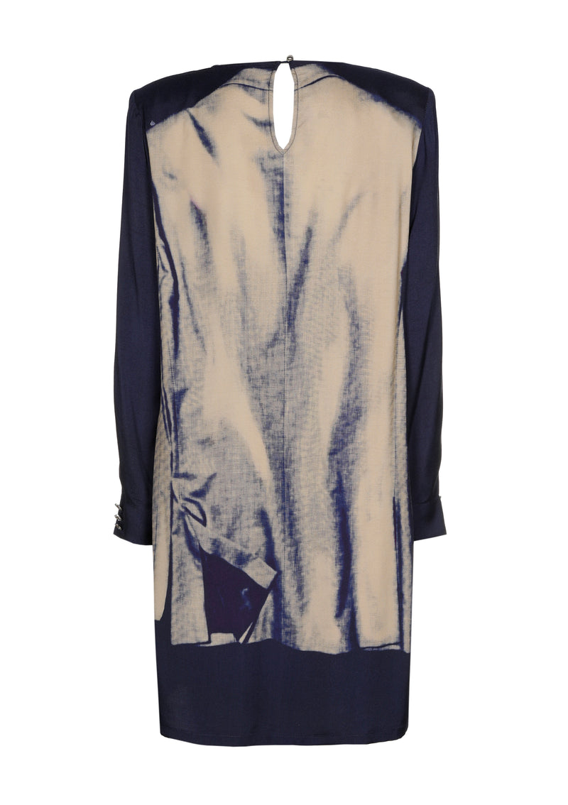 Jurken lange mouw multicolor Caroline Biss