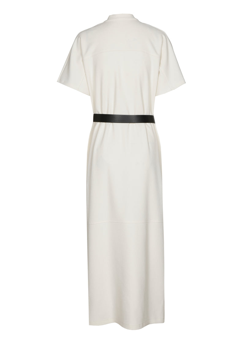 Jurken korte mouw beige Caroline Biss