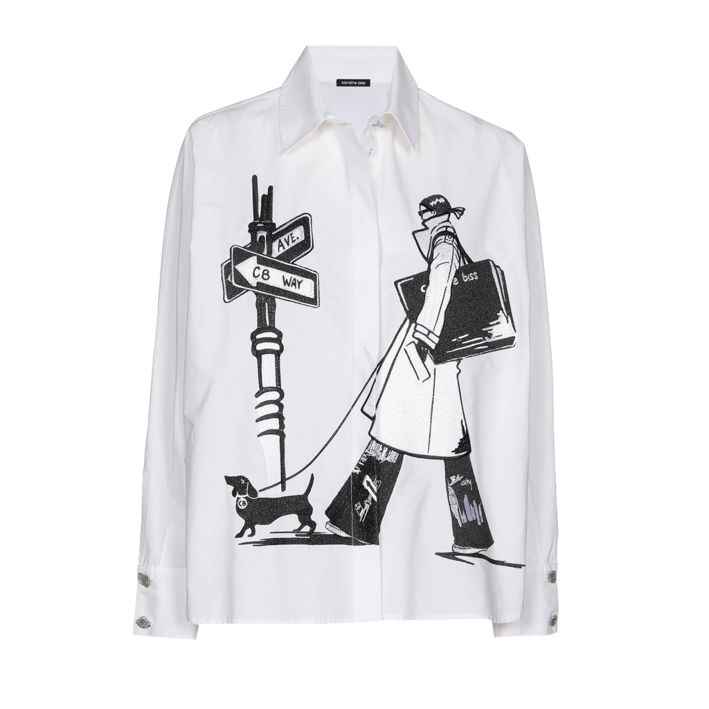 Blouses lange mouw multicolor Caroline Biss