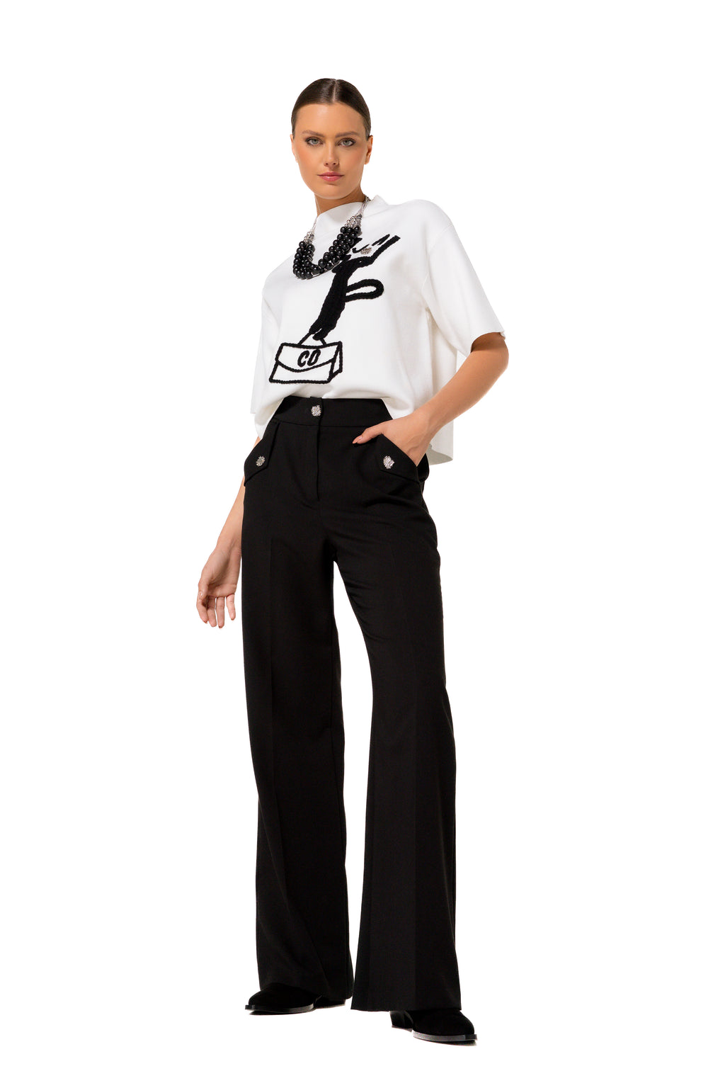 Broeken zwart Caroline Biss