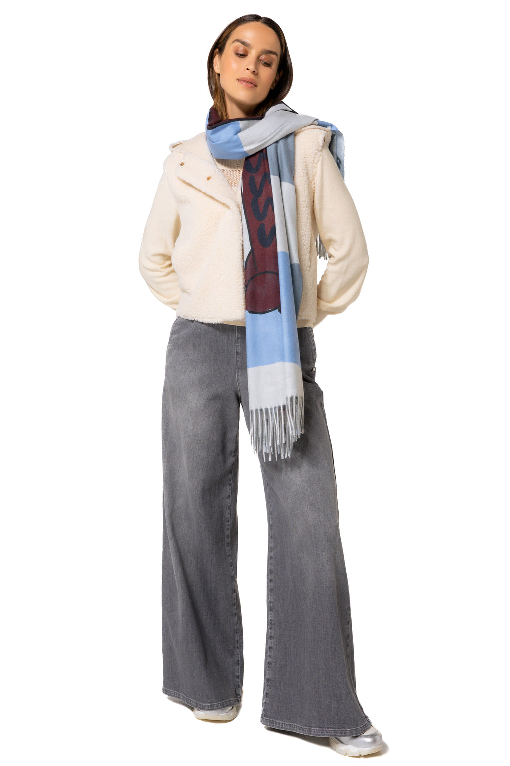 Sjaals multicolor Caroline Biss