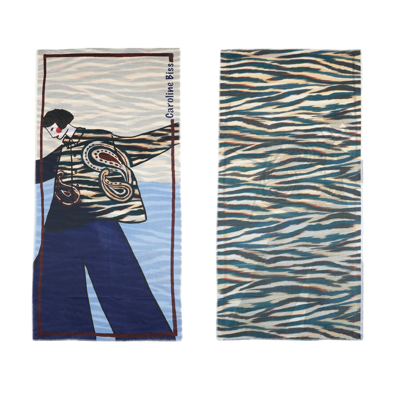 Sjaals multicolor Caroline Biss