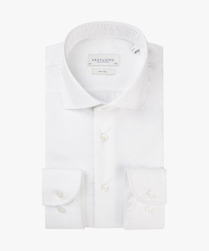 Hemden extra lange mouw wit Profuomo