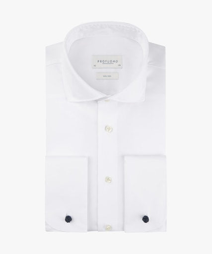 Hemden lange mouw wit Profuomo