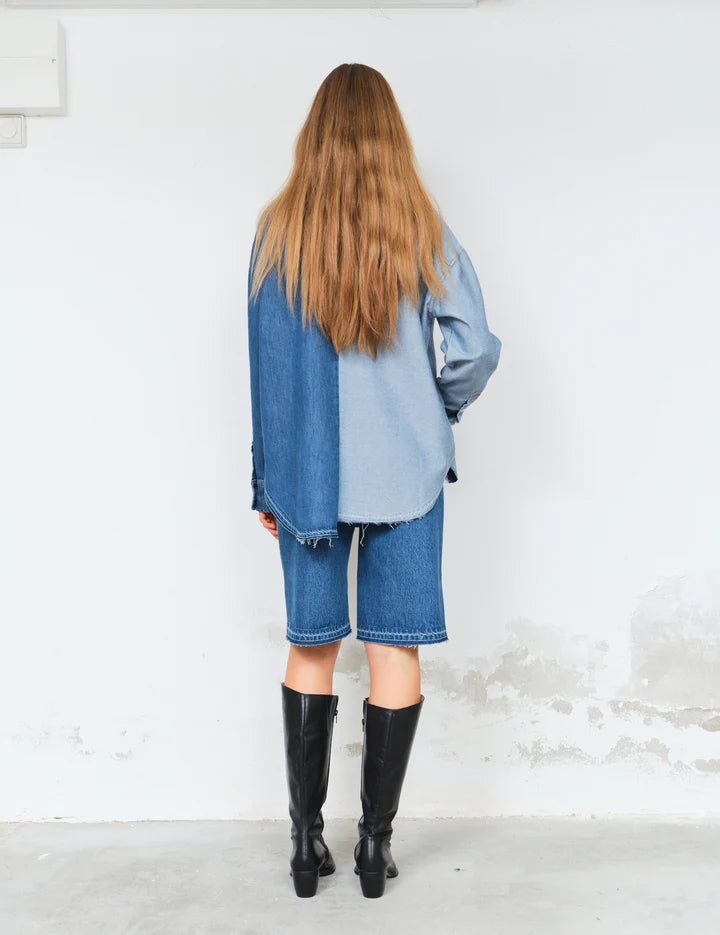 Blouses lange mouw blauw Designers Remix