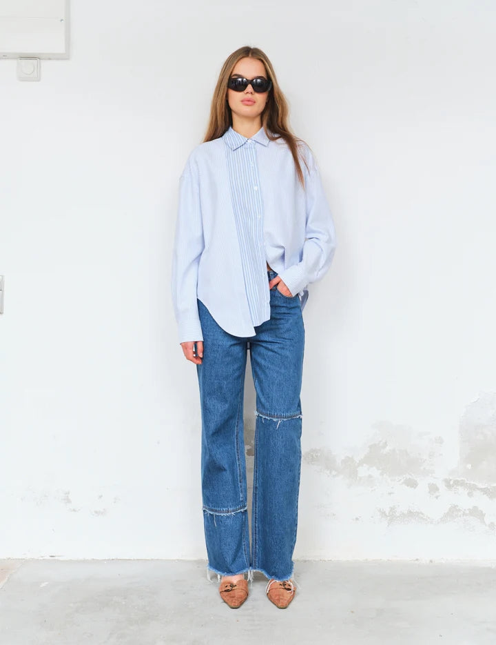 Blouses lange mouw blauw Designers Remix