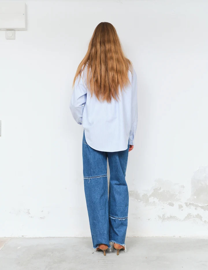 Blouses lange mouw blauw Designers Remix