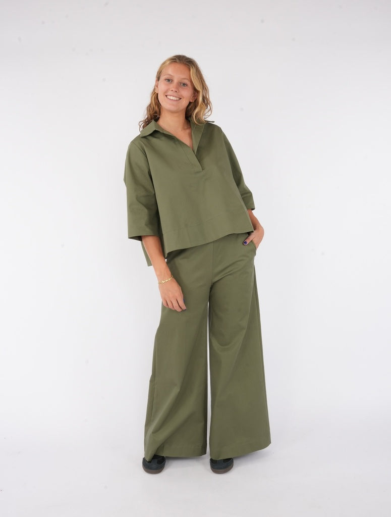 Broeken groen BLACK ROSE