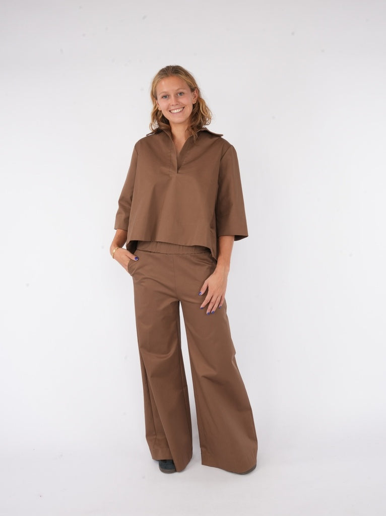 Broeken bruin BLACK ROSE