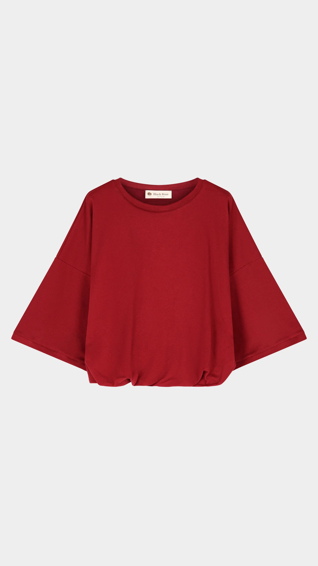 T-shirts korte mouw rood BLACK ROSE