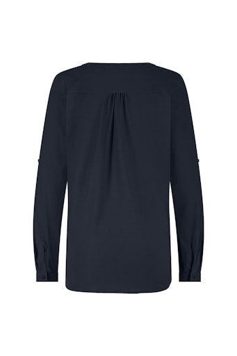 Blouses lange mouw blauw Studio Anneloes