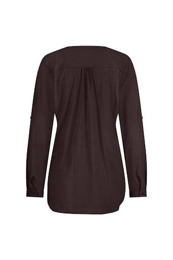 Blouses lange mouw bruin Studio Anneloes