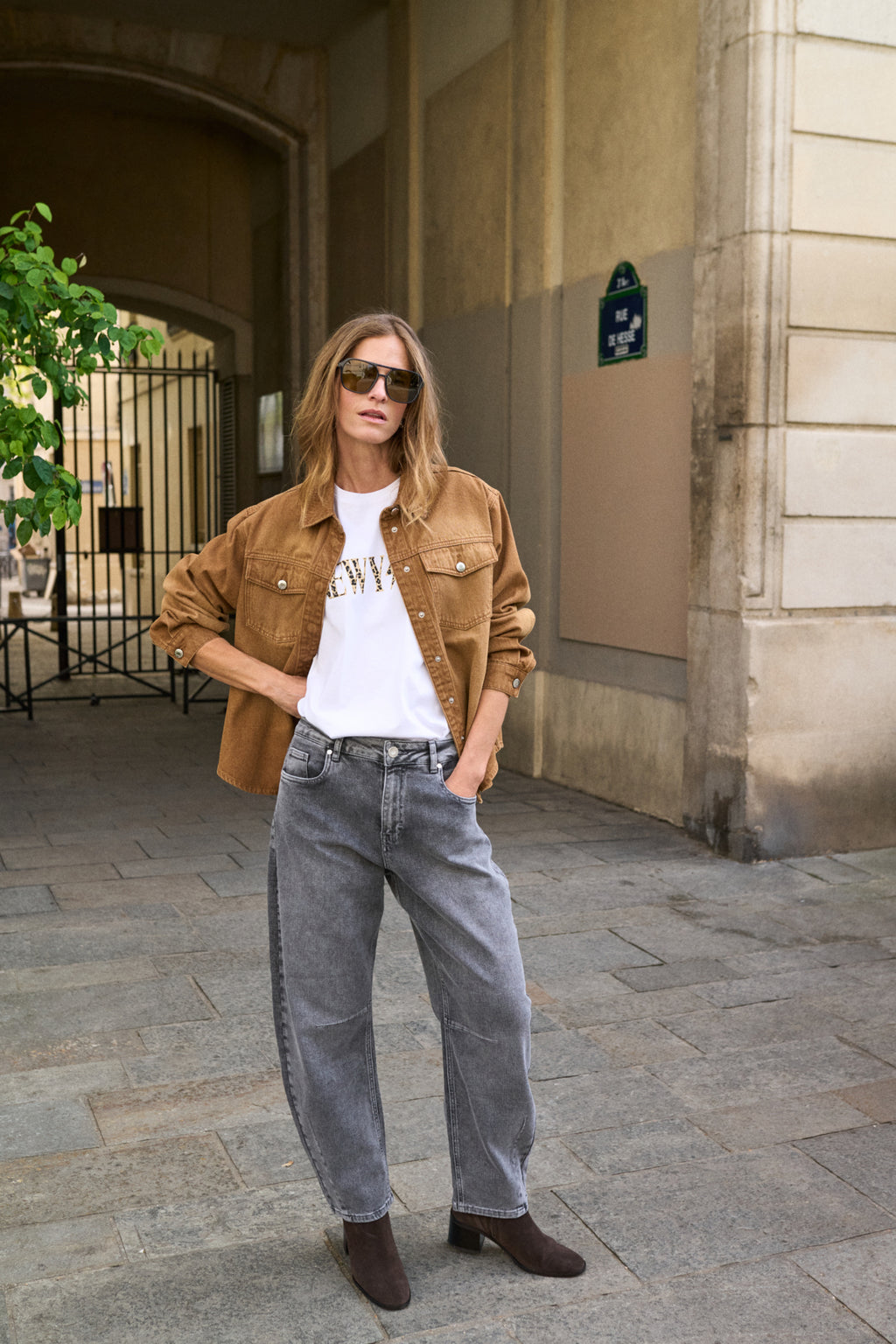 Jeans grijs Pulz Jeans