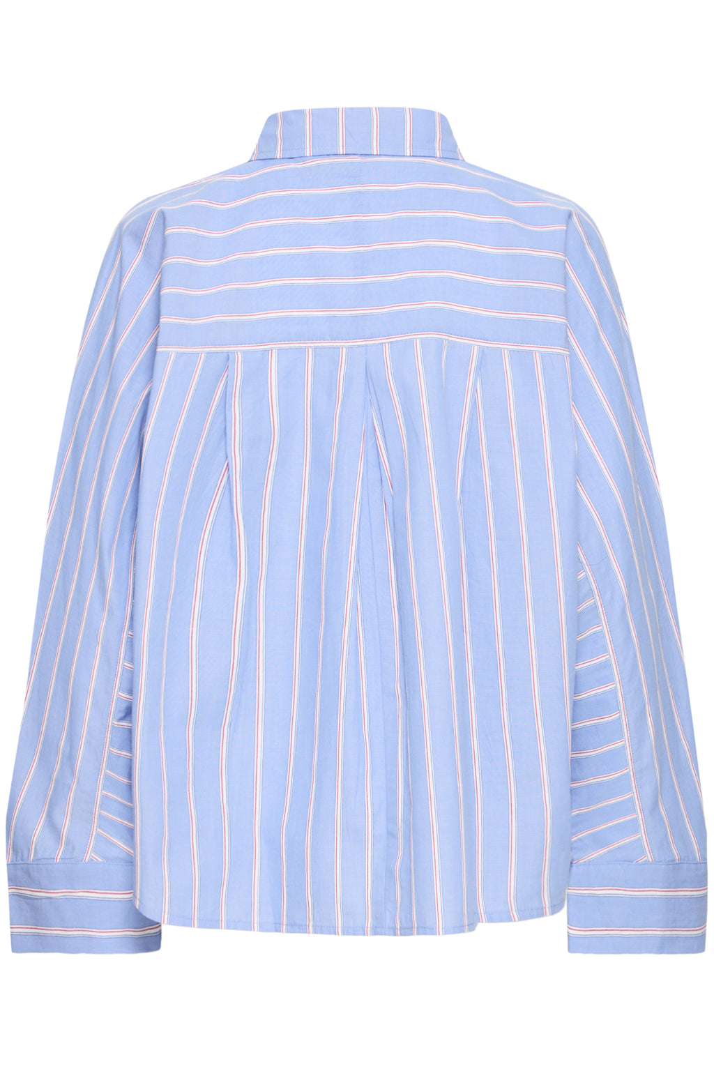 Blouses lange mouw blauw Pulz Jeans
