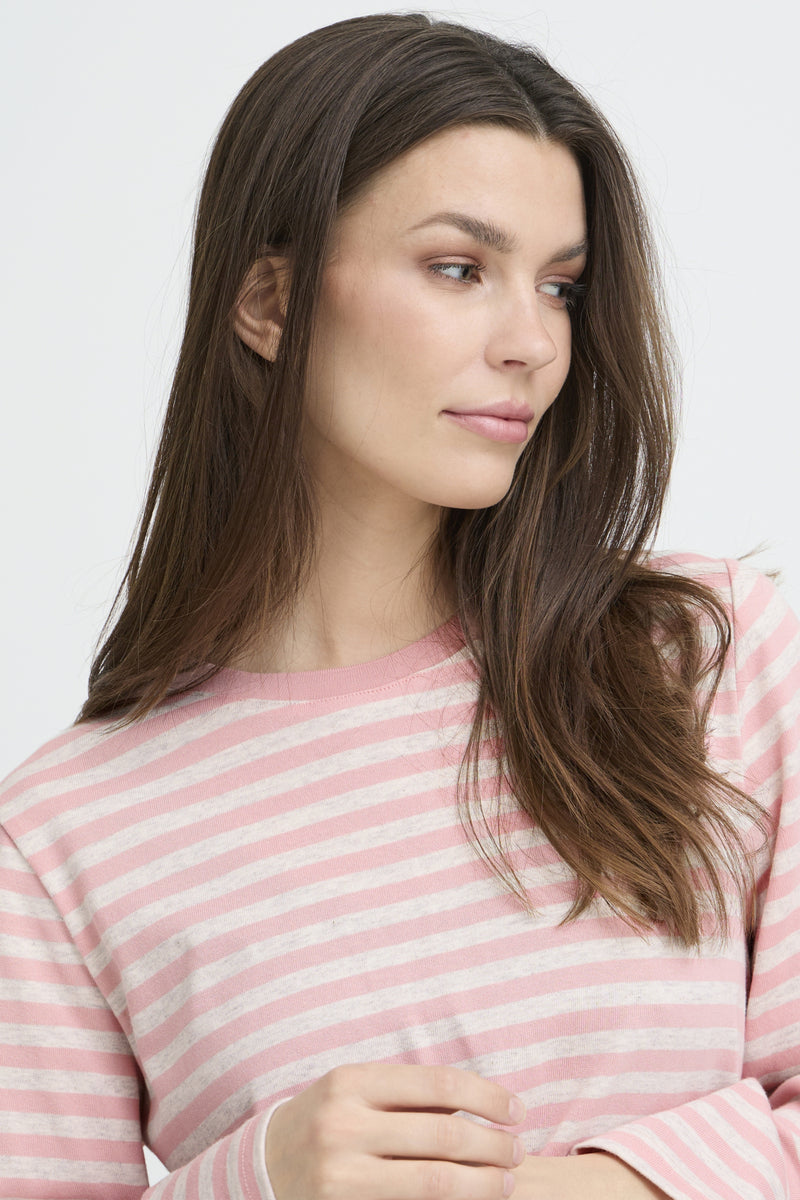 T-shirts lange mouw roze Pulz Jeans