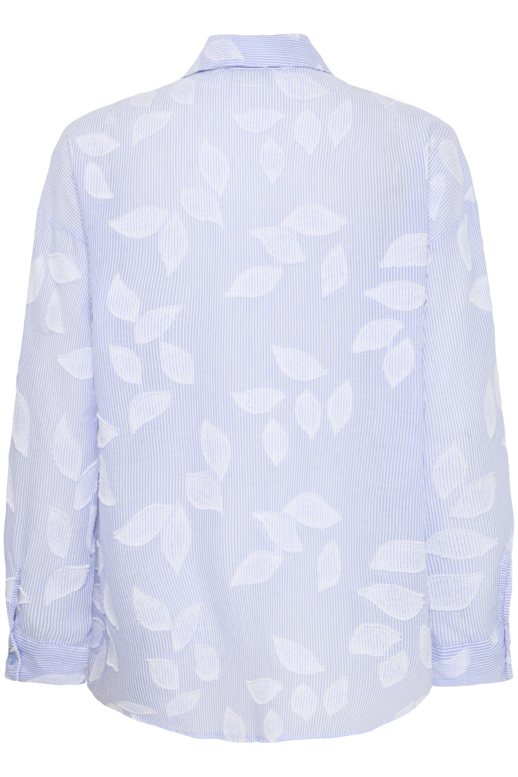 Blouses lange mouw blauw Pulz Jeans