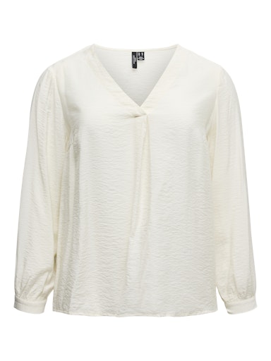 Blouses lange mouw beige VERO MODA Curve