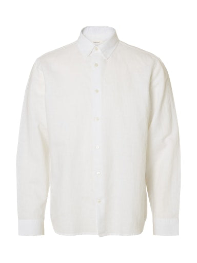 Hemden lange mouw wit Selected HOMME