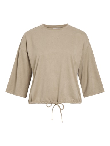 T-shirts lange mouw grijs VILA