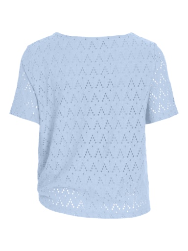 Blouses korte mouw blauw VILA