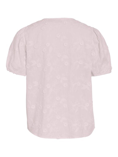 Blouses korte mouw roze VILA