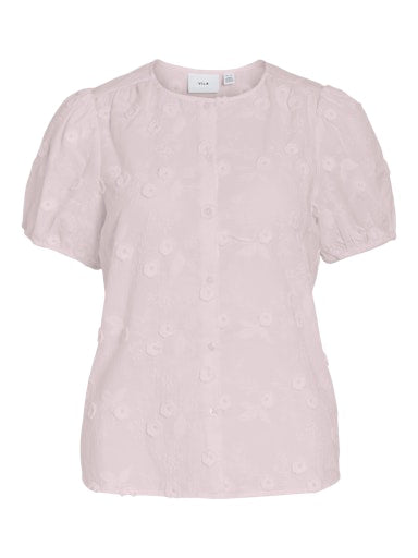 Blouses korte mouw roze VILA