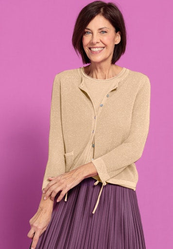 Cardigans beige Bianca