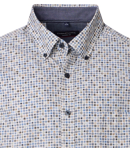 Hemden lange mouw bruin Casa Moda