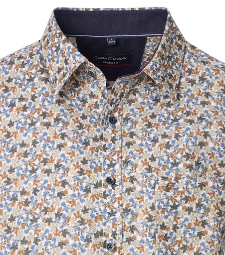 Hemden lange mouw blauw Casa Moda