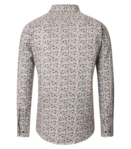 Hemden lange mouw blauw Casa Moda