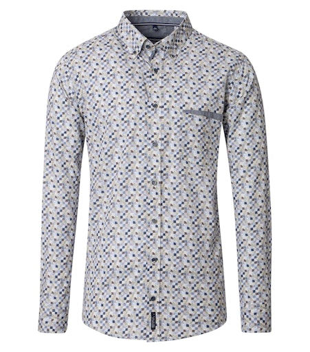 Hemden lange mouw groen Casa Moda