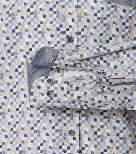 Hemden lange mouw groen Casa Moda