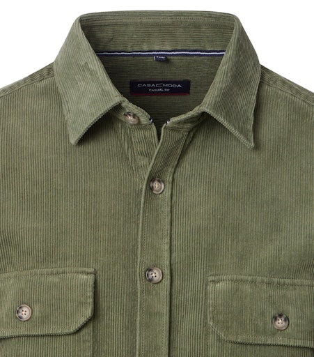 Hemden lange mouw groen Casa Moda