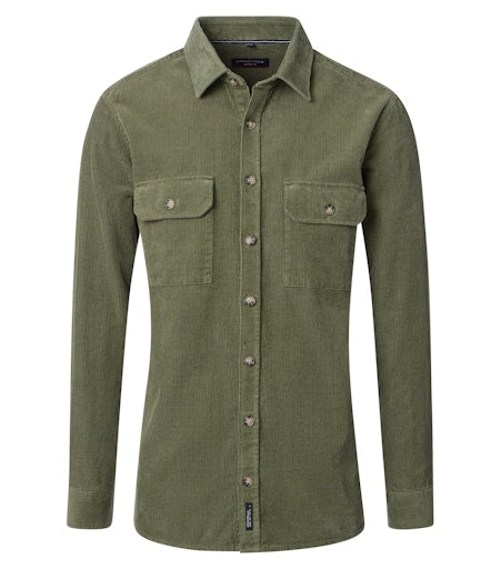 Hemden lange mouw groen Casa Moda