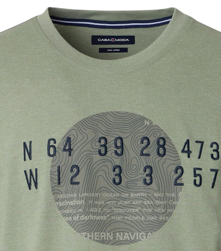 T-shirts korte mouw blauw Casa Moda